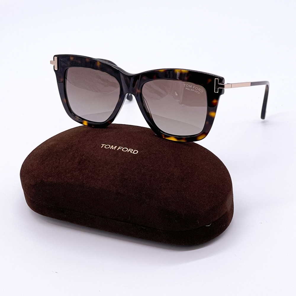 NEW TOM FORD DASHA POLARIZED WOMEN’S SUNGLASSES TF822 52H EYEWEAR FT0822/S - Picture 2 of 10